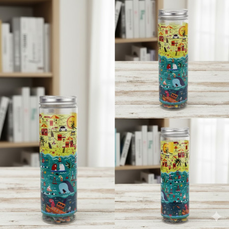 Tube Jigsaw Puzzle (210 Pieces) – Fun, Creative & Educational Puzzle Game for All Ages