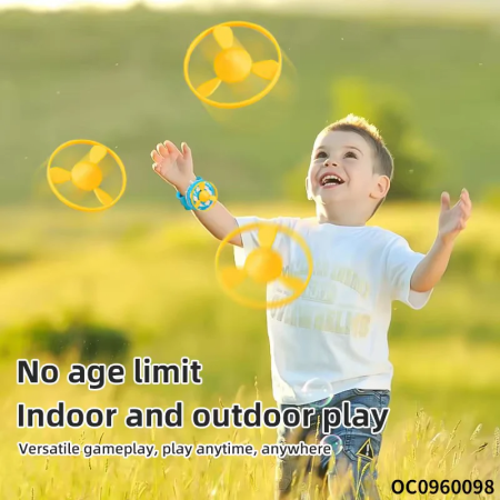 Disc Launcher Band Game – Fun Outdoor Flying Disc Toy for Kids with Slap Bracelet Launcher