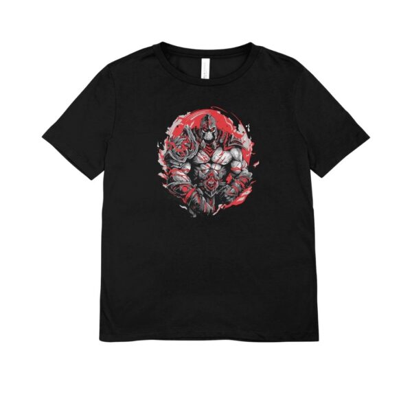 Red Warrior – Regular Cotton T-Shirt (New & Fresh Design) | Men & Women | Black & White - Image 4