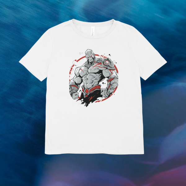 Cool Warrior – Regular Cotton T-Shirt (New & Cool Design) | Men & Women | Black & White - Image 2