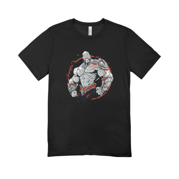 Cool Warrior – Regular Cotton T-Shirt (New & Cool Design) | Men & Women | Black & White - Image 3